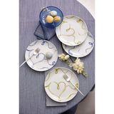 Grazia 4 Parça 21 Cm Pasta Tabağı
