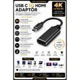 Grc Accessory 4K Type C to Hdmi Dönüştürücü Çevirici Adaptör Macbook Pro iPad Çevirici Samsung iPhone 15/16/17 Pro Max