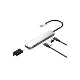 Grc Accessory 7 In 1 Sd Tf Kart Okuyucu 2 Usb Type-c Hub Hdmı Girişli Macbook Çevirici Çoklayıcı Samsung S10 S20