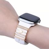 Grc Accessory Apple Watch Uyumlu Akıllı Saat Kordon Süsü Gold Love Charm Kayış Aksesuarı - 38 40 41 42 44 45 49 mm - 001-Renkli