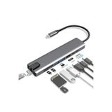 Grc Accessory Macbook Pro Air Usb Type-c Hub Dönüştürücü Çevirici Çoklayıcı Usb Hdmı Micro Sd 8 Girişli