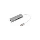 Grc Accessory Samsung Huawei Macbook Type C To Ethernet 3 Usb Çoklayıcı Çevirici Dönüştürücü Çoğaltıcı Adaptör