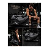 GreandBags Gri Ayakkabı Bölmeli A Kalite Geniş Hacimli Spor Çantası Seyehat Çantası GYM