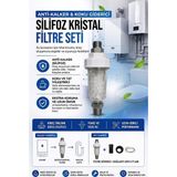 Grease Port Çamaşır Bulaşık Makinesi ve Kombi Için Kireç, Koku, Tortu Önleyici Silifoz Filtre - 1000 Yıkama