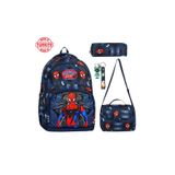 great bags Erkek Çocuk Ortopedik Su Geçirmez Gamer Desen İlkokul Sırt Çantası Termal Beslenme+Kalemlik+Anahtar