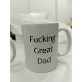 Great Dad Kupa - Harika Baba Komik Seramik Bardak Babalar Günü Hediyesi 325ml