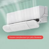 GreaTech Ayarlanabilir Metal Tokalı Klima Aparatı Hava Yönlendirici Aparat Delikli Split Tipi Sperlik - 100 cm