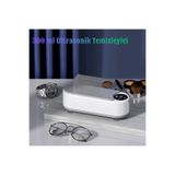 GreaTech Dijital Ekranlı Ultrasonik Takı Temizleyici Çok Fonksiyonlu Takı Saat Gözlük Fırça Temizleme 300 ml
