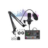 GreaTech Profesyonel Podcast Mikrofon ve Ses Katı Seti Stüdyo Yayıncı Condenser Tiktok Youtube DJ Ekipmanı