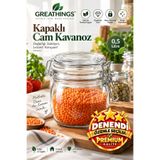 Greathings 0,5 Lt Cam Kavanoz Kilitli Kapaklı Hava Geçirmez Conta Paslanmaz Çelik Telli