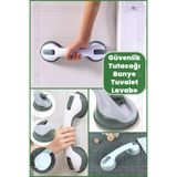 Greathings Aveo 1 Adet Banyo Güvenlik Tutacağı Banyo Ve Tuvalet İçin Kilitli Vantuzlu Yardımcı Tutacak