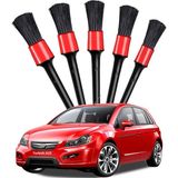Greathings Detail Dash Brush Detay Fırçası Seti 5'li Detaylı Farklı Boyutlarda Fırça Seti - Oto Araç Motor Bisiklet Temizlik Fırçası
