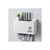 Greathings Duvar Tipi Wi-Fi Modem Saklama Kutusu(Beyaz) – Kablo Düzenleyici Router Raf Organizer