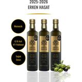 Green Amour Erken hasat soğuk sıkım, 0.16 Asit, 471 Polifenol, Naturel Sızma (500 ml x 3 adet) Memecik Zeytinyağı - 1,5 L