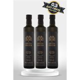 Green Amour Soğuk Sıkım%100 Doğal Sızma Zeytinyağı, Düşük Asit 0.3, Yüksek Polifenol, 500 ml, 3 Adet