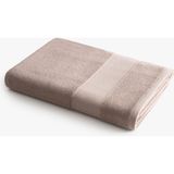 Green Black Lara Prestij Serisi Banyo Havlusu Bordürlü 80x150 Kahverengi, Oeko Tex Standard 100 Sertifikalı %100 Ege Pamuğu, Dokuma 500 GSM - 80 x 150 cm