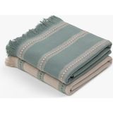 Green Black Neva 2'li Mutfak Havlusu Bej-Yeşil - 50 x 70 cm - Bordo