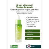 Green C Vitaminli Aydınlatıcı Ton Eşitleyici, Leke Karşıtı Ampul 15 ml - Glutatyon, 13 Vitamin Kompleks
