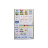 Green Class Mıknatıslı Çocuk Takvimi-ingilizce