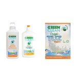 Green Clean 1 lt Bulaşık Makinesi Bitkisel Jel Deterjan+500 ml Parlatıcı+1500 ml Tuz
