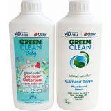 Green Clean 2 lt Çamaşır Suyu Beyaz Sabun Kokusuyla Normal Kullanım İçin Bitkisel Ürün