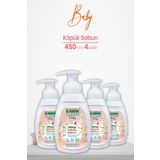 Green Clean 4x450 ml Portakal Yağlı Baby Köpük Sabun