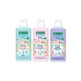 Green Clean Baby Organik Bitkisel Çamaşır Detarjanı 1 Lt + Yumuşatıcı 1 Lt + Leke Çıkarıcı 1 Lt