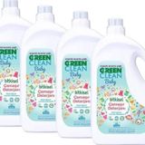 Green Clean Bebek Bitkisel Çamaşır Deterjanı 2750ml Lavanta Yağlı 4'lü Set