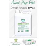Green Clean Bitkisel Çamaşır Yumuşatıcı 5 Lt ve Easy Clean Yüzey 100' Lü