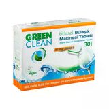 Green Clean Bulaşık Makinası Tableti 30'lu - Bitkisel Formül, Parlatıcı ve Tuz E 4'li Avantaj Paketi - 4 Adet