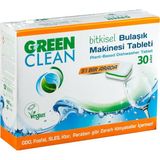 Green Clean Bulaşık Makinası Tableti 30'lu - Bitkisel Formül, Parlatıcı ve Tuz E 8'li Avantaj Paketi - 8 Adet