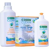 Green Clean Bulaşık Makinesi Jel Deterjan 1 Lt Doğal Tuz 1,5 Kg Parlatıcı 500 Ml Bitkisel Özellik