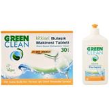 Green Clean Bulaşık Makinesi Tableti ve Parlatıcı Seti