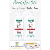 Green Clean Çamaşır Deterjanı Sports 1000 ml x 2 Adet ve Arap Sabunlu Temizlik Havlusu