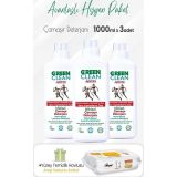 Green Clean Çamaşır Deterjanı Sports 1000 ml x 3 Adet ve Arap Sabunlu Temizlik Havlusu