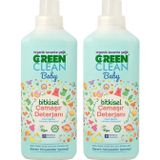 Green Clean Organik Lavanta Yağlı Baby Bitkisel Çamaşır Deterjanı 1000 ml - 2 ADET
