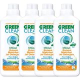 Green Clean Organik Portakal Yağlı Bitkisel Bulaşık Makinesi Jel Deterjanı 1000 Ml 4'Lü