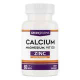 Green Farma Calcium Magnesium Vitamin D3 Zinc 60 Tablet