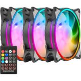 Green Gfk120m-Argb Huracan Kit 3X12cm Fan Kumandali Bilgisayar Kasa Fani