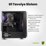 Green Grıffın G1 | Rtx 5060 Gaming Pc | Ryzen 5 5600X | 16GB Ram | 512GB SSD | Oyuncu Oem Paket - Yok