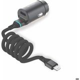 Green Lion 45W Pd Araç Şarj Cihazı, Type-C Port ve Lightning Kablo - Siyah