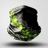 Green Motorcu Bandana Maske Outdoor Boyunluk Unisex Siyah