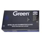 Green Muayene Eldiveni Nitril Pudrasız Siyah Orta Boy (M) | 100 Adet