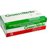Green Nitrile Pudrasız Mavi Nitril Eldiven Büyük L - 100'Lü