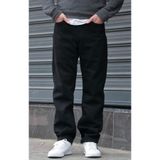 green poll Erkek Baggy Rahat Kesim Siyah Pantolon