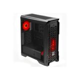 Green Striker Midtower Gaming Bilgisayar Kasası (3×120MM Fan, 6 Fan Desteği, Siyah) – 600W 80+ Psu Dahil