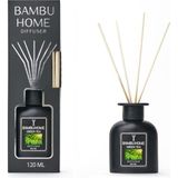 Green Tea Oda Kokusu, Reed Diffuser, 120 Ml, Bambu Çubuklar, Masa Üstü, 40-45 M² Yayılım,8-10 Ha - Çok Renkli