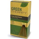 Green Therapy 7.0 Kumral Krem Saç Boyası Amonyaklı Formül ile Üstün Beyaz Kapatma Özelliği - Açık Kumral