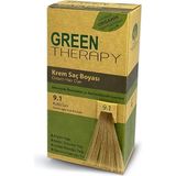 Green Therapy 9.1 Küllü Sarı Krem Saç Boyası Amonyaksız Özellikleri ile Canlı Renkler Sunar - Sarı Küllü