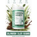 Green Whey Çikolata: 20G Protein ve 4g Lif Desteği – Whey Proteini, Inülin Lif, Spirulina, Krom Pikolinat Içeren Toz Ürün.